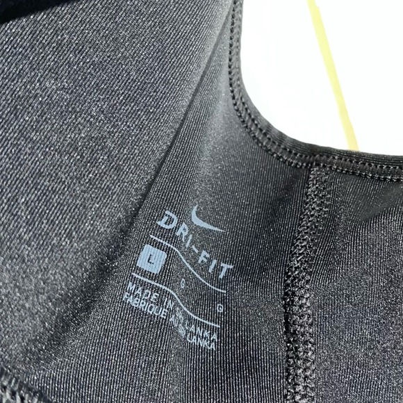 COPY - Nike Womens Just Do It Logo Sport Bra Size Large Black And White Classic… - Picture 3 of 8